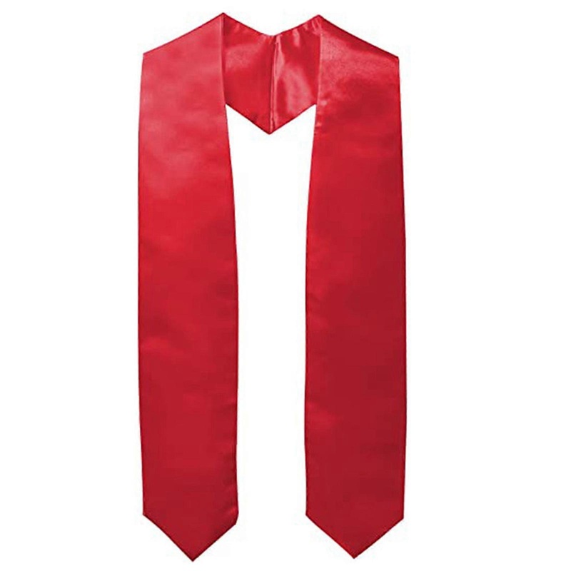 Graduation Stole for Academic Commencements Teens Unisex Plain Choir Stole Lightweight Student College Honor Shawl  Red | Fruugo SG