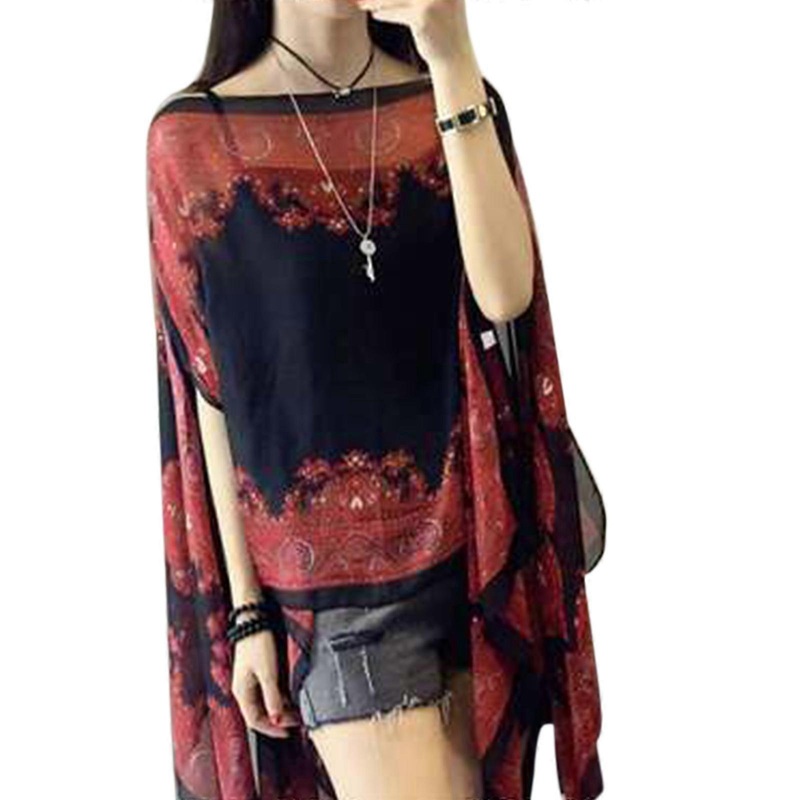 Large Size Women Beach Blanket Cardigans for Girl Summer Chiffon Shawls and Wraps Cape Keeping Cool Elegant Supplies  Burgundy | Fruugo SG