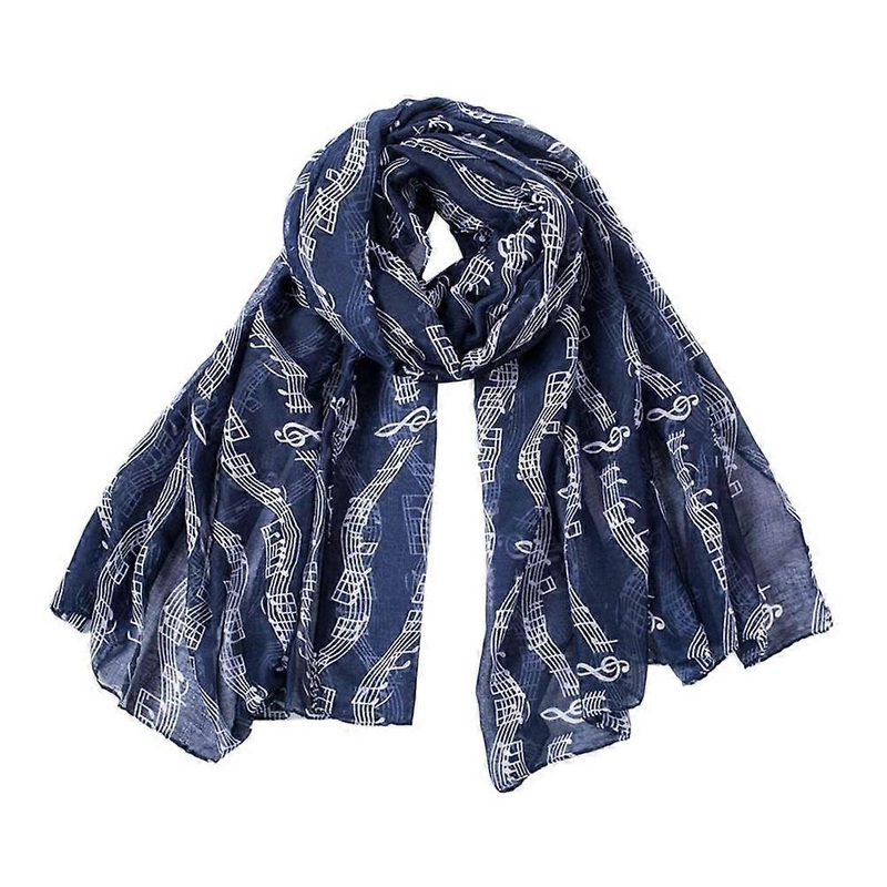Lightweight Semicircle Chiffon Hand Scarf Shawl Dark Blue Stylish present Giving 1Set | Fruugo SG