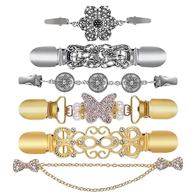 Multi-Function Clothing Clip Dress Clips For Coats 6Set Assorted Color Butterfly Shape Reusable | Fruugo SG