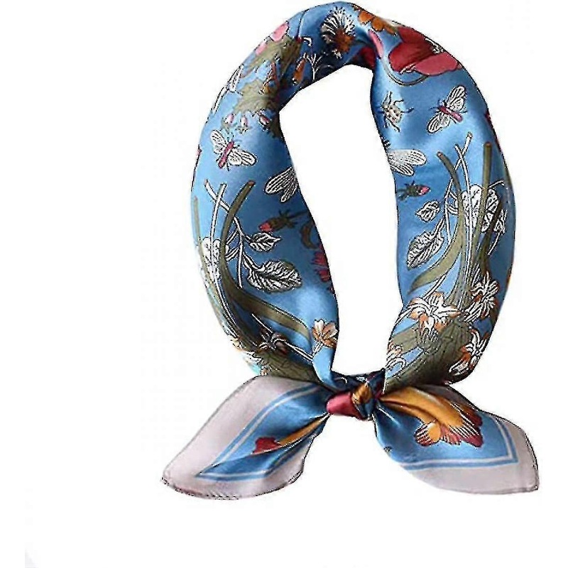 100% Real Mulberry Silk Scarf -21” X 21”- Lightweight Neckerchief Women Men Small Square Digital Printed Scarves | Fruugo SG