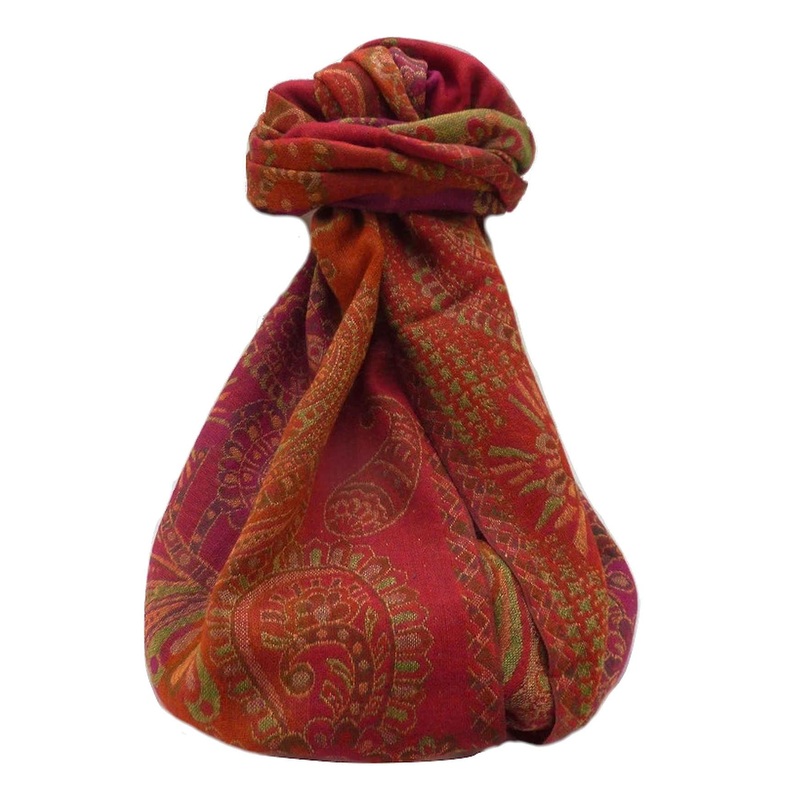 Muffler Scarf 8559 in Fine Pashmina Wool Heritage Range by Pashmina & Silk | Fruugo SG