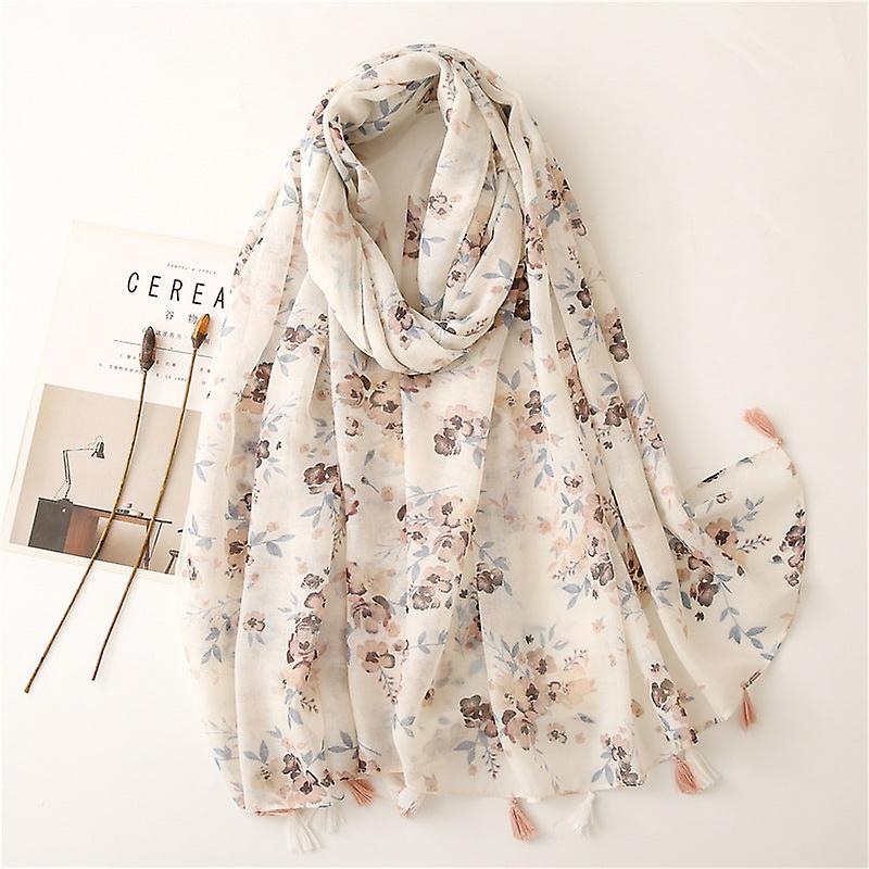 Women Scarf Shawl 2022 Spring And Autumn Cotton And Linen Sun Protection Casual Ws1556 | Fruugo SG