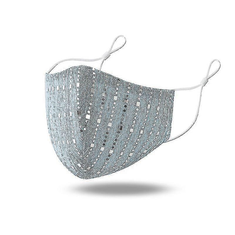 10pc Sequins Mask Breathable Washable And Reusable Cotton Face Mask Mouth Cover | Fruugo SG