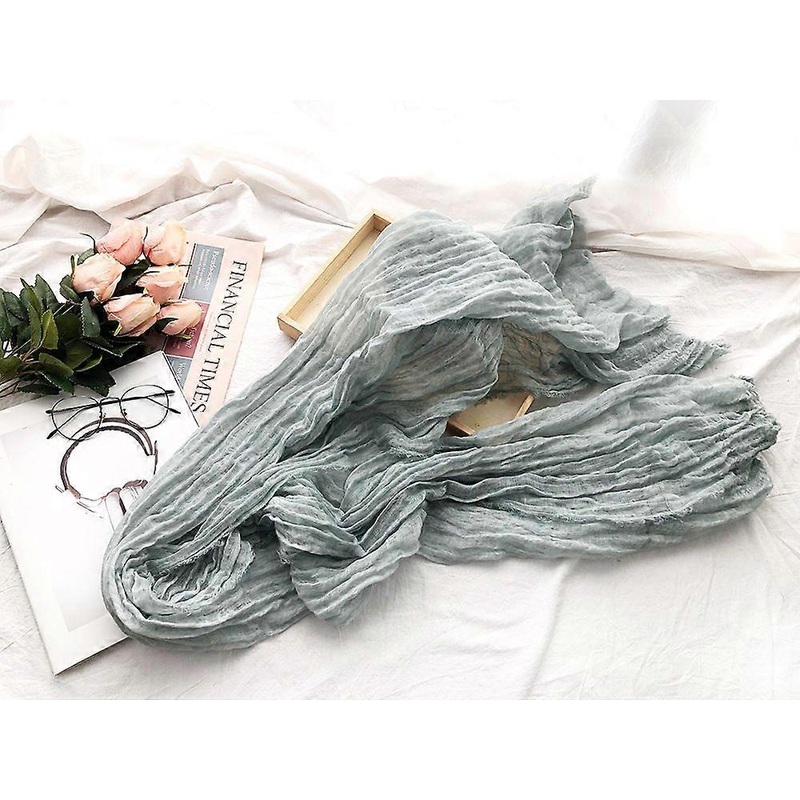 Cotton Linen Scarves Men’s Women’s Scarves Shawls-Light Green | Fruugo SG