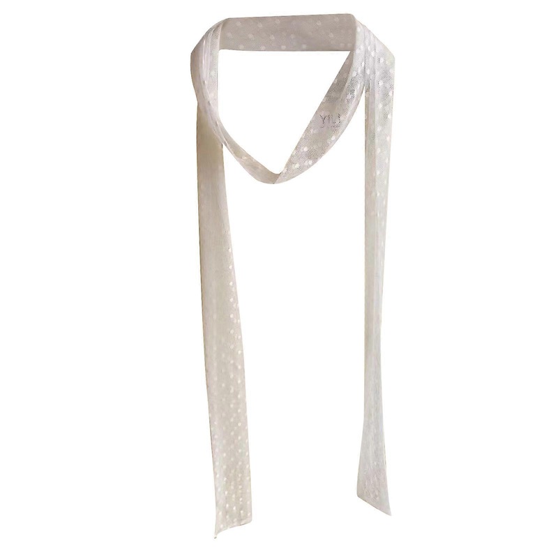 Elegant Lace Hair Scarf for Casual Wear Party Choker Neck Scarf Collarbones Neckwear Girl Favor Hair Wrap Waist Belt  little white | Fruugo SG