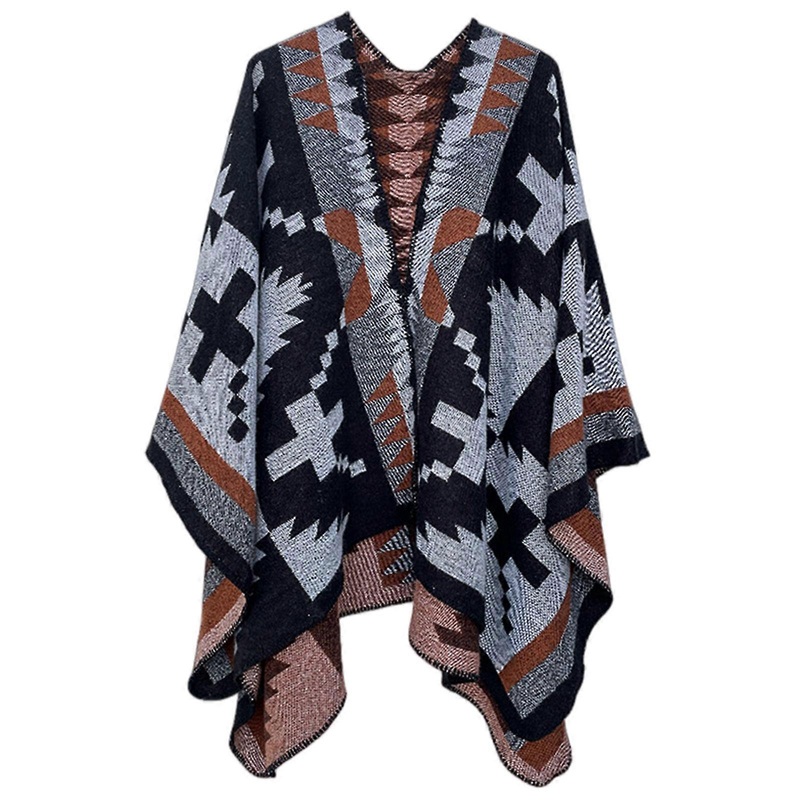 Ethnic Styles Shawl Women’s Fashion Wrap Handmade Shawl Cultural Accessory for Daily Wear and Travel  Gray | Fruugo SG