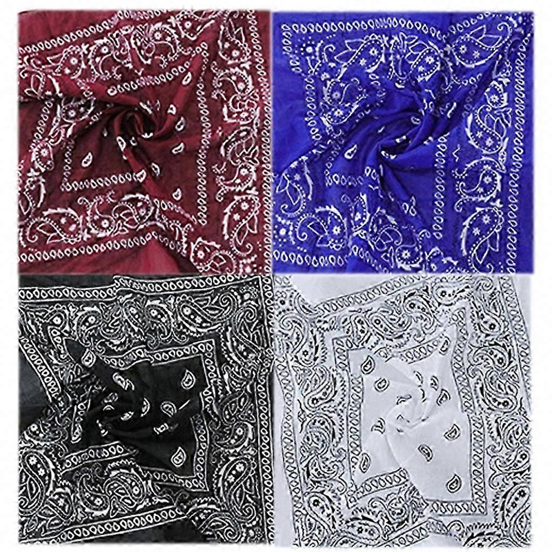 Fashion Women Polyester Bandana Scarf Square Female Bandanas 55cmx55cm Headwear Rock Girls for Head Scarf Headbands Hair 2 | Fruugo SG