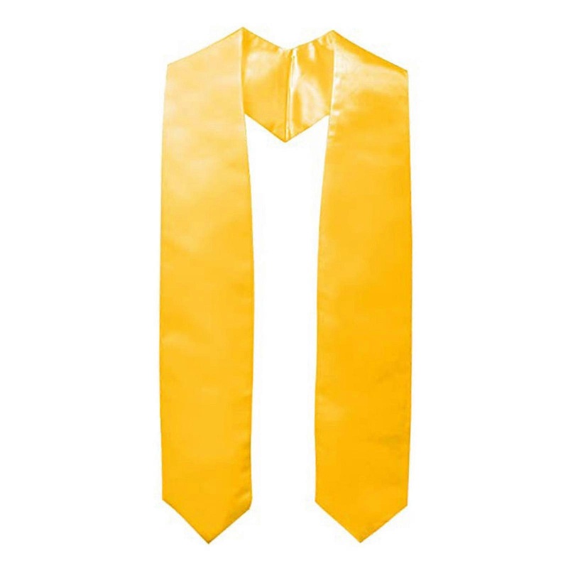 Graduation Stole for Academic Commencements Teens Unisex Plain Choir Stole Lightweight Student College Honor Shawl  Yellow | Fruugo SG