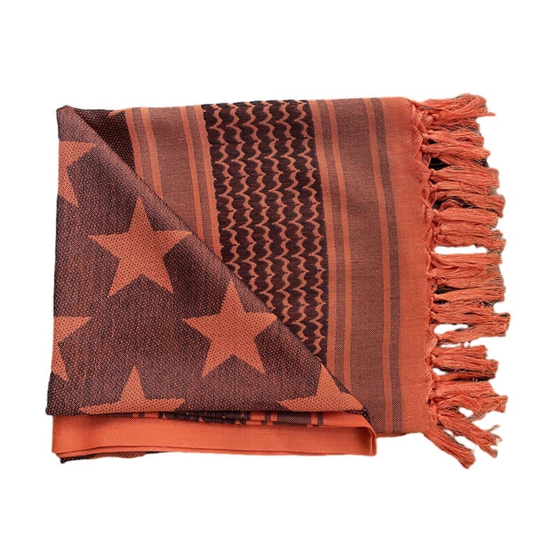 Middle Eastern Style Adult Shemagh Scarf Arab Scarf Outdoor Tactically Turban Multi Purpose Head Wrap Cycling Kerchief  Tangerine | Fruugo SG