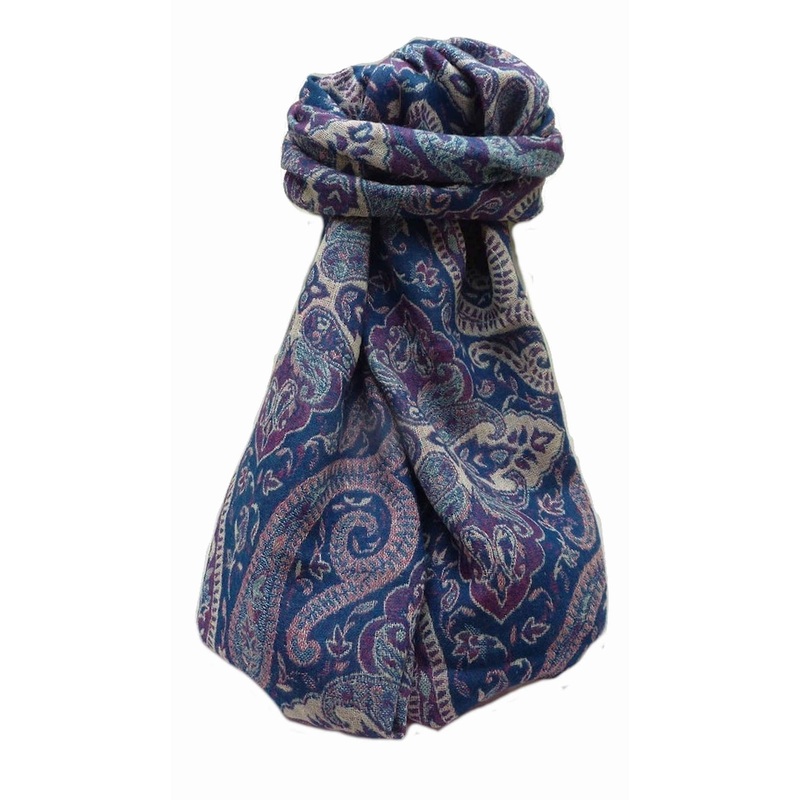 Muffler Scarf 7613 in Fine Pashmina Wool Heritage Range by Pashmina & Silk | Fruugo SG