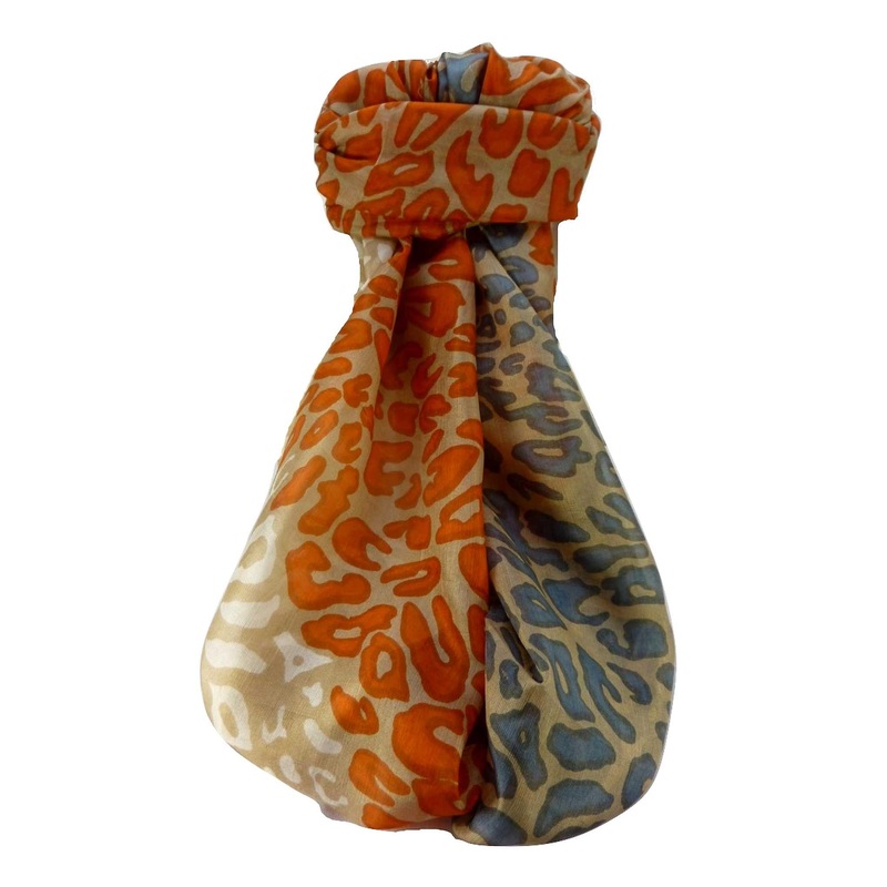 Mulberry Silk Contemporary Long Scarf Manilal Charcoal by Pashmina & Silk | Fruugo SG