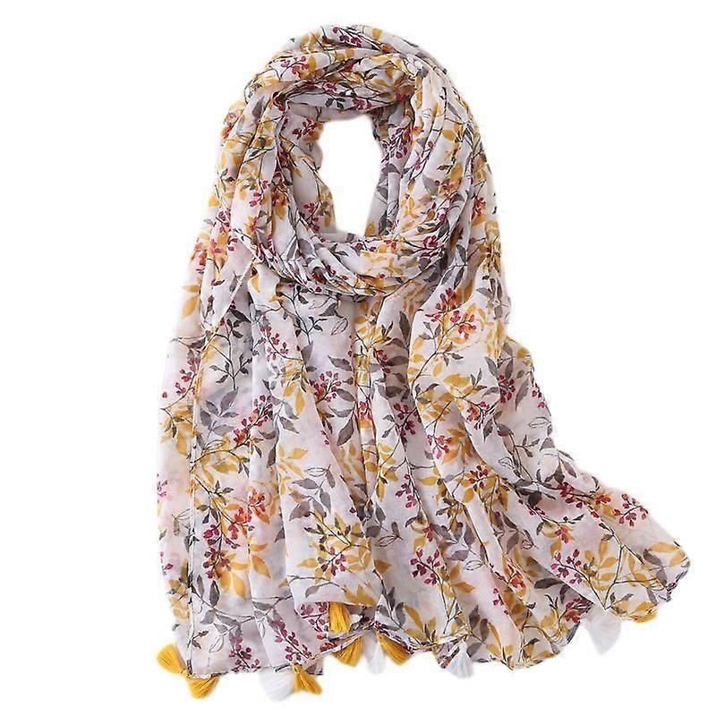 Women’s Boho Scarf Lightweight Floral Print Scarf Fall/Winter Fashion Fringe Scarf Shawl,Birthday Gift,Christmas Gift-SL2004-050 | Fruugo SG