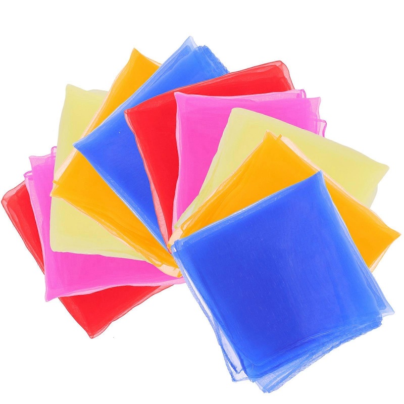 10Pcs Baby Sensory Scarves Colorful Performance Scarves For Kindergarten Activities Made Of Chiffon Material | Fruugo SG