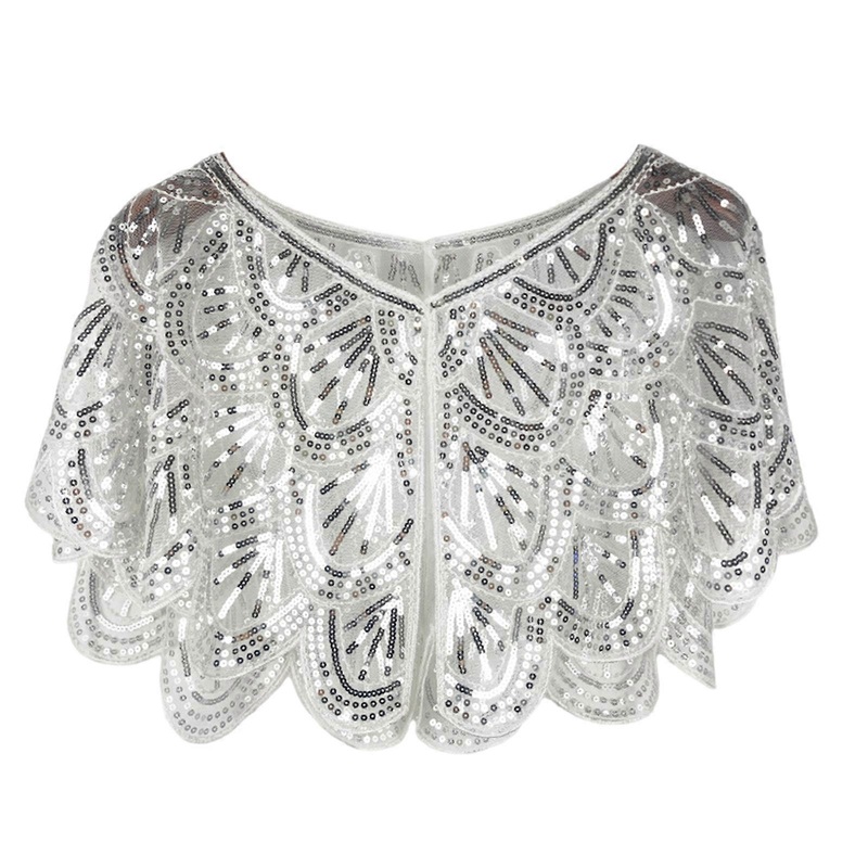 Elegant Retros Lace Tippet Evening Dress Outerwear Shawl Fashion Lace Short Shawl for Fashionable Ladies  White | Fruugo SG