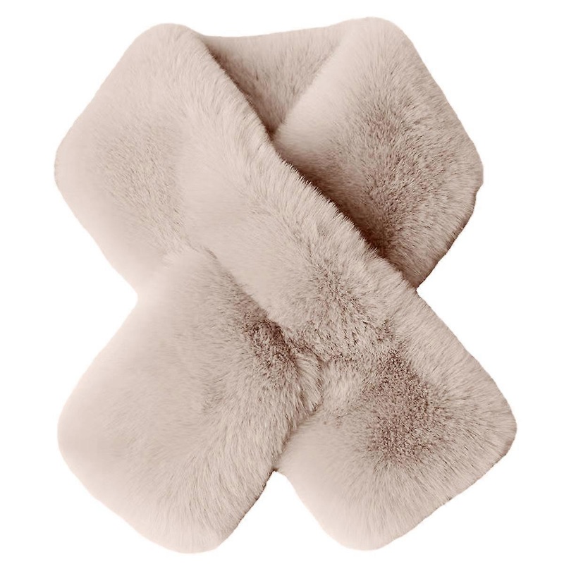 Faux Fur Wrap Scarf, Warm Stylish | Fruugo SG