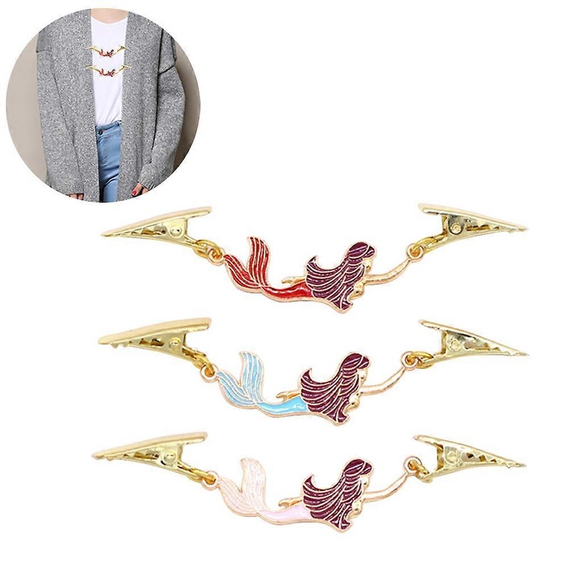 Little Mermaid Pin, Fashion Cartoon Brooch for Elegant Shawl Decoration | Fruugo SG