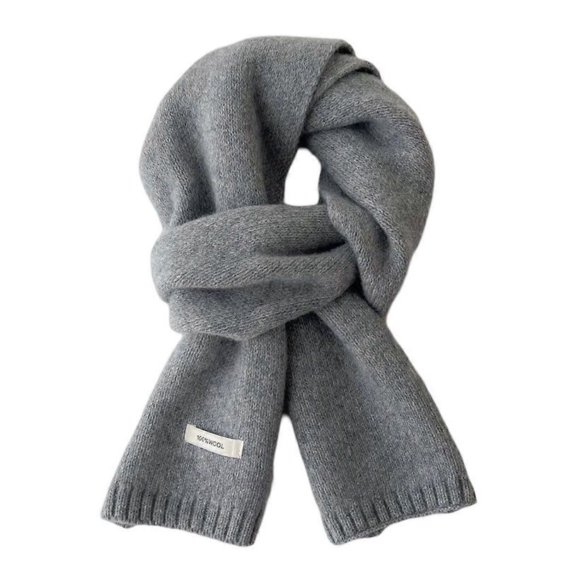 Women Knitted Scarf, Simple Thick Suitable for Fall Winter | Fruugo SG