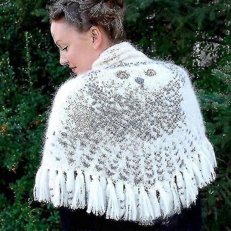 20.X50cm Retro Owl Scarf, Hedwig Knitting Pattern Thick Warm Winter Scarf, Wrap Tassel Scarves Knitted Ladies Shawl Kids Male | Fruugo SG