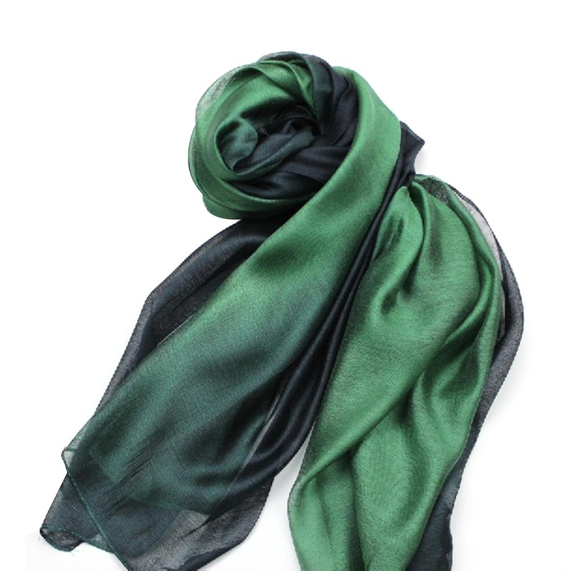 Colorful Silk Cotton Linen Scarf Comfortable Air-Conditioning Shawl For Office | Fruugo SG
