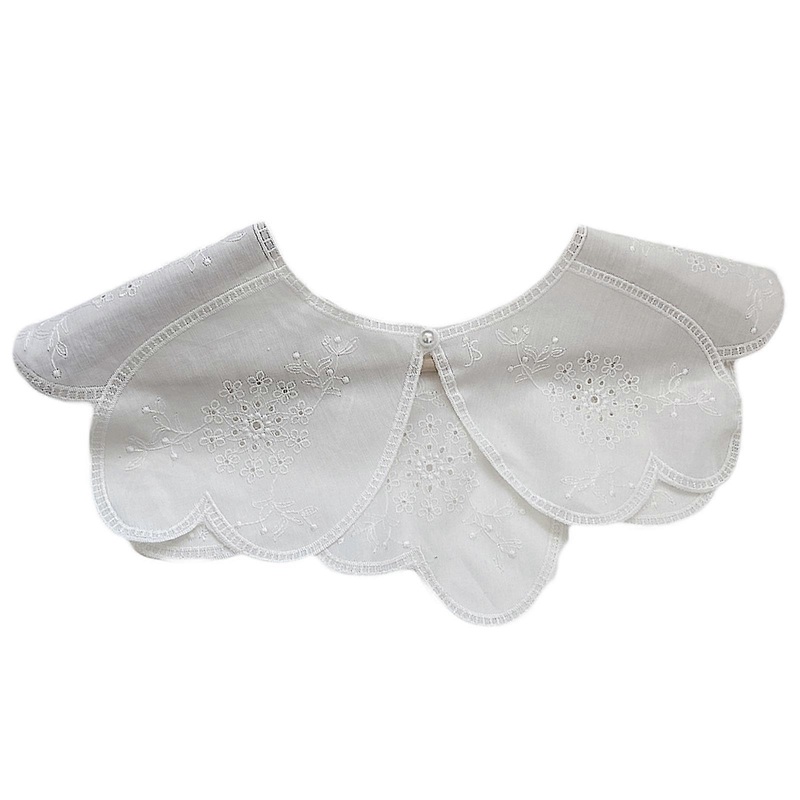 Cotton Neckline Detachable Fake Collar DIY Breathable Scarf Around Neck Flower | Fruugo SG