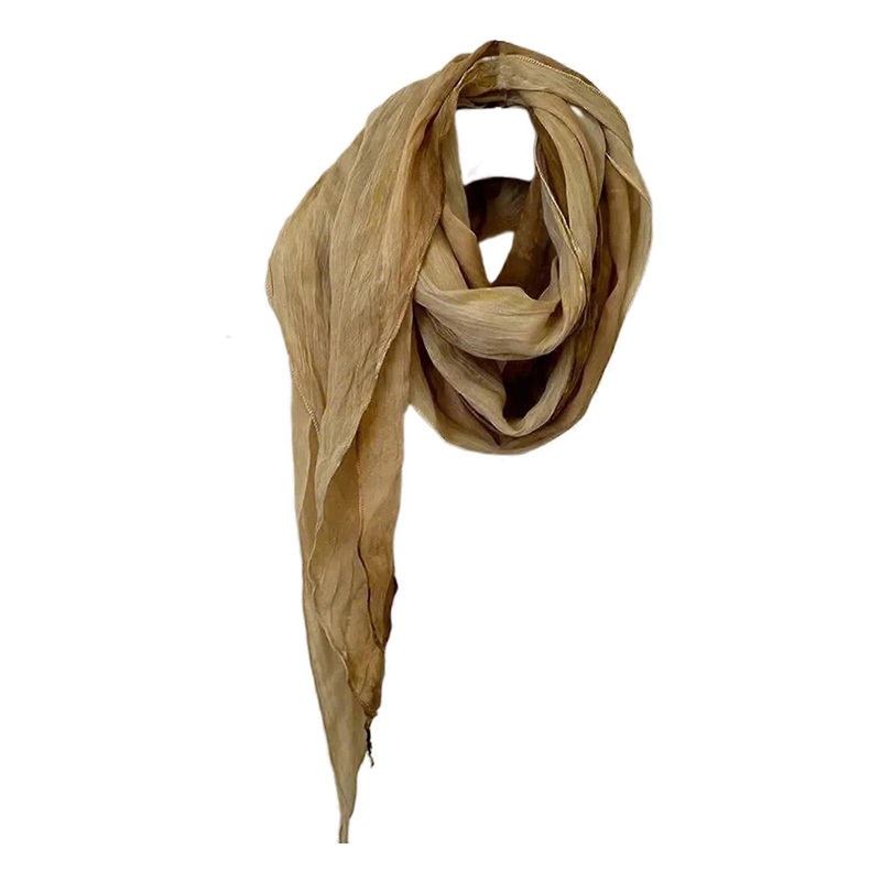 Elegant Neck Scarf Large Shoulder Shawl for Women Soft & Breathable Neck Wrap for 2025 Spring and Summer Daily  turmeric | Fruugo SG