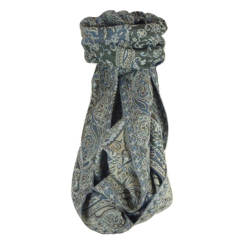 Mens Muffler Scarf 9539 Fine Pashmina Wool by Pashmina & Silk | Fruugo SG
