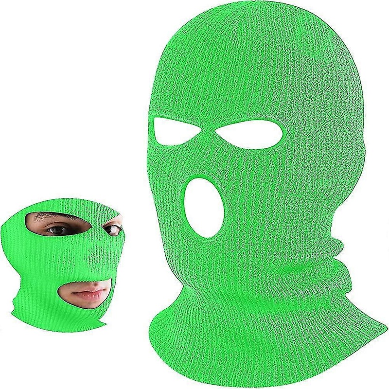 3 Hole Knitted Balaclava Full Face Covering Winter Knitted Balaclava Protection Acsergery Gift | Fruugo SG