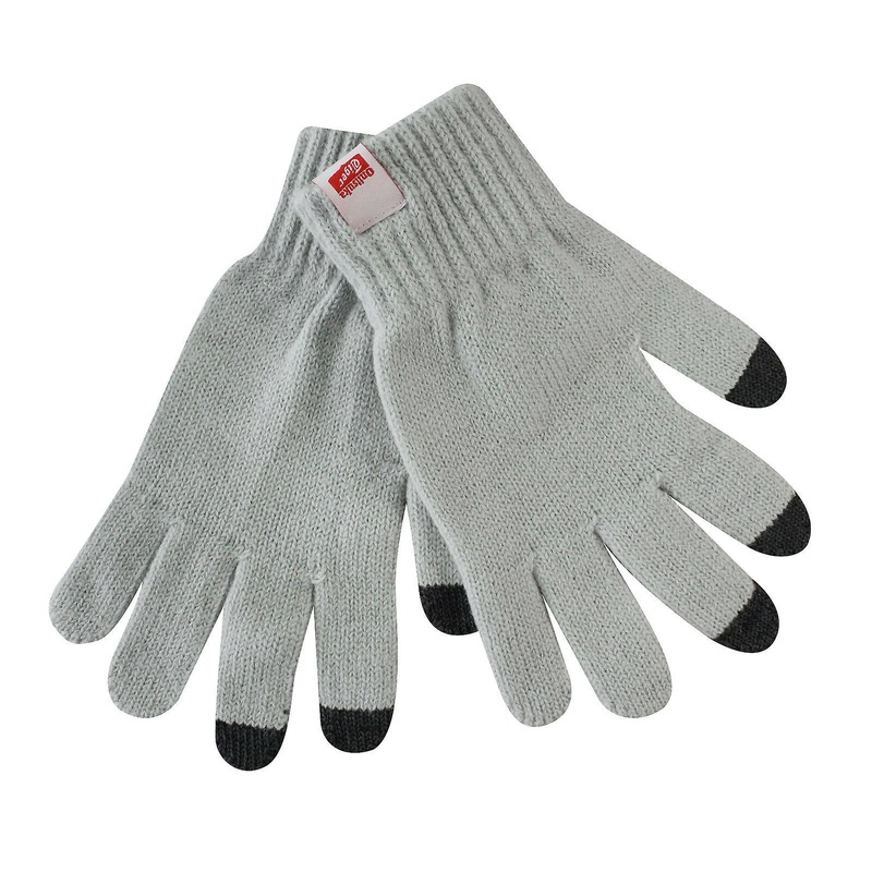 Asics Touch Screen Compatible Unisex Gloves Grey 110854 0716 A187C | Fruugo SG