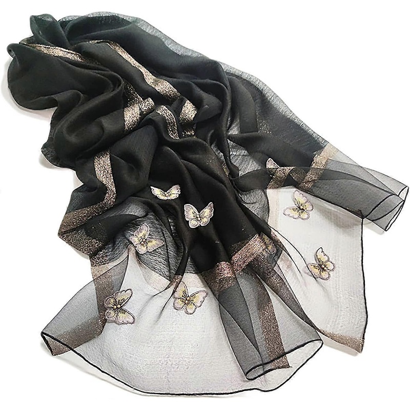 Butterfly Design Printed Olaof Scarf Or Pashmina Style Olaof Scarf | Fruugo SG