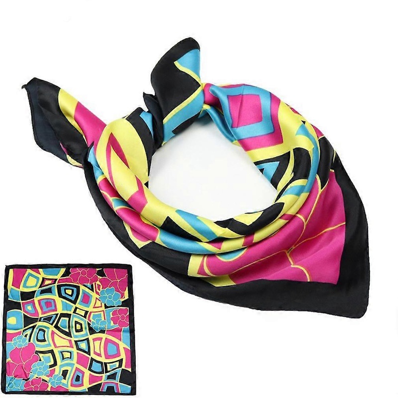 Fashion Kerchief Silky Scarf Elegant Neck Wrap Uniform Decorative Accessories for Lady | Fruugo SG