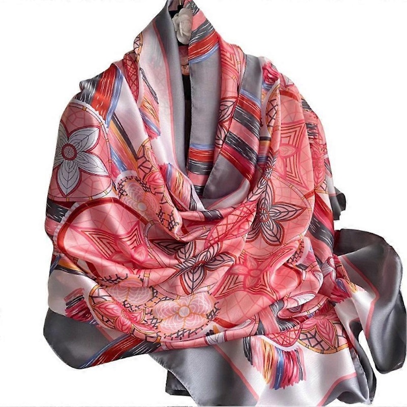 Long Silky Scarf Multi Purpose Neck Scarf Sun Proof Shawl Wrap Beach Cover up for Lady | Fruugo SG