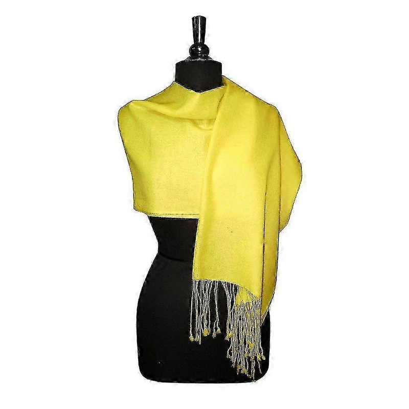 Womens Solid Pashmina Shawl in 100% Wool Ideal Scarf Wrap | Fruugo SG
