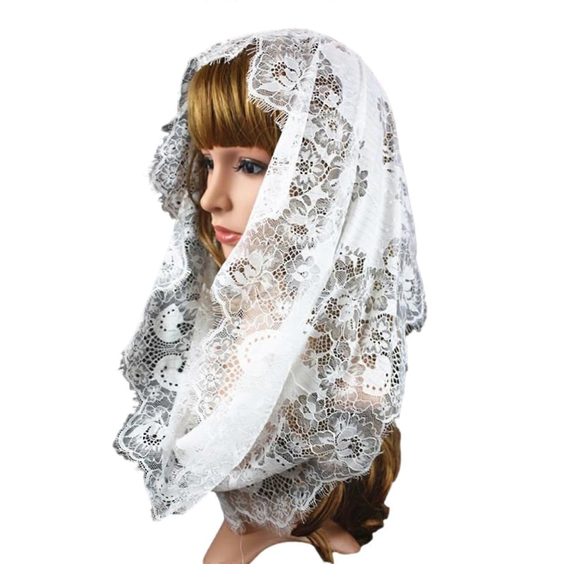 Bridal Veil Bachelorette Party Decorations Bride To Be Gift Bridal Shower Wedding White Single Layer Lace Floral Lace  White | Fruugo SG