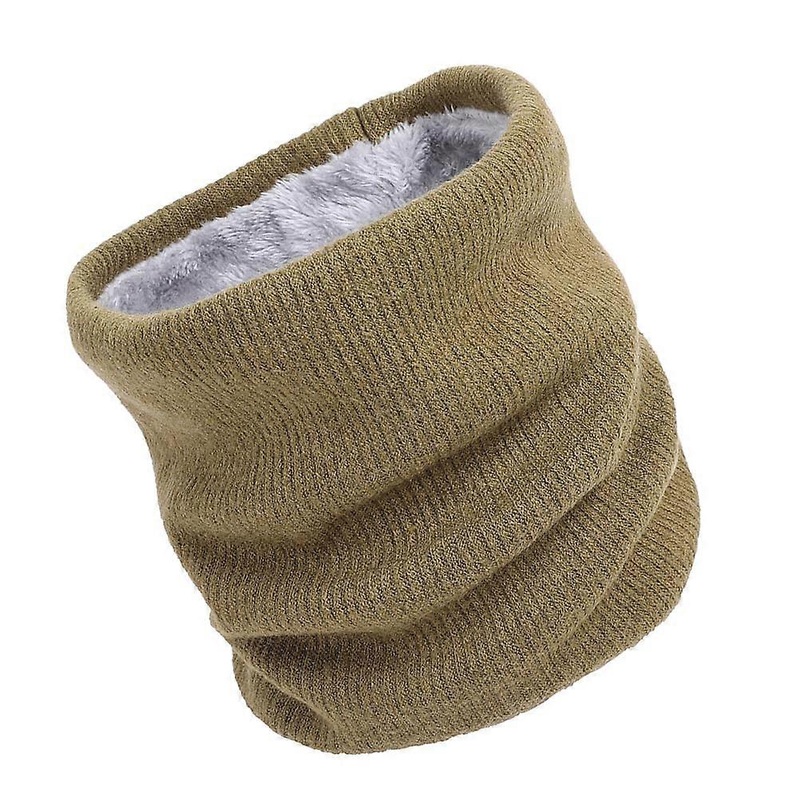 Cold Scarf Windproof Neck Warmer Outdoor Circle Collar Scarf Green Double-Layer 1Pack | Fruugo SG