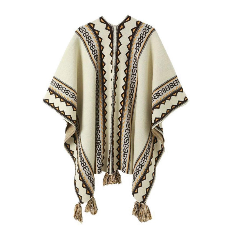 Ethnic Embroidered Long Shawl Stylish Women Comfortable Shawl Travel Shawl for Parties and Vacations  Beige | Fruugo SG