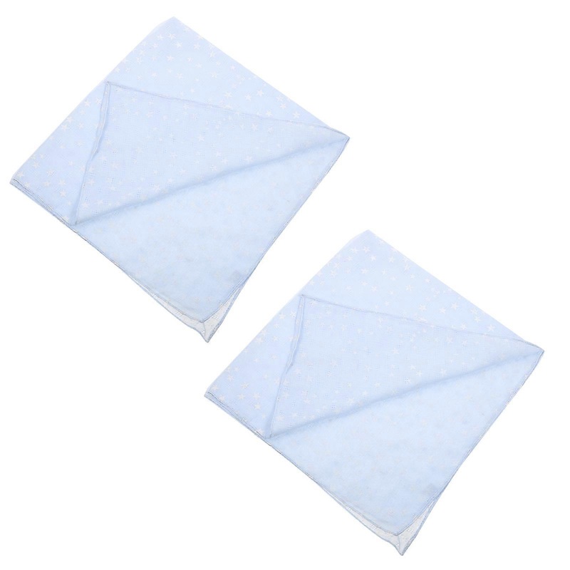 Fashion Square Scarves 2Set Blue Floral Scarves Neck Scarves For Exercising Ideal Women | Fruugo SG