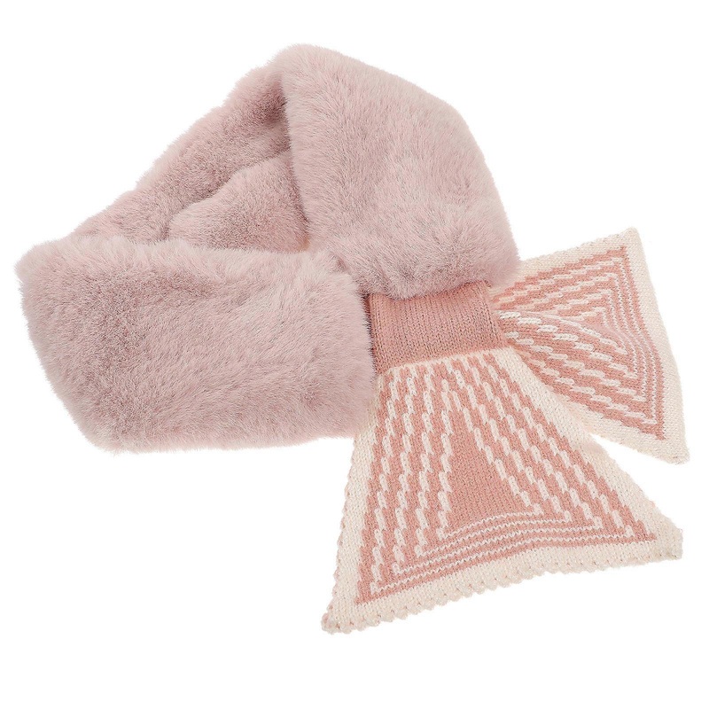 Female Knitted Collar Scarf For Winter Use Daily Wear And School Activities 75X13X5CM Triangular Pattern 1Pcs | Fruugo SG