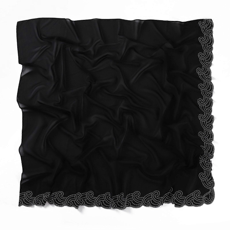 Jeweled Hijab Scarf Shawl, Suitable for Various Outdoor Activities and Daily Wear Fashion Studded Strass Hijab | Fruugo SG