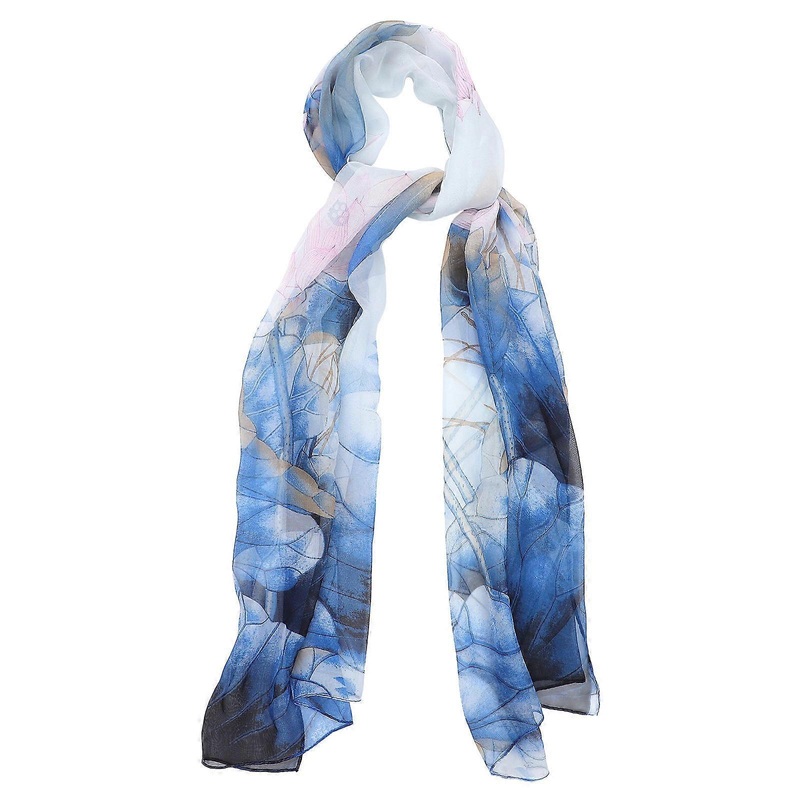 Women Lightweight Scarves Silk-like Material Everyday Wear Veil 1Set | Fruugo SG