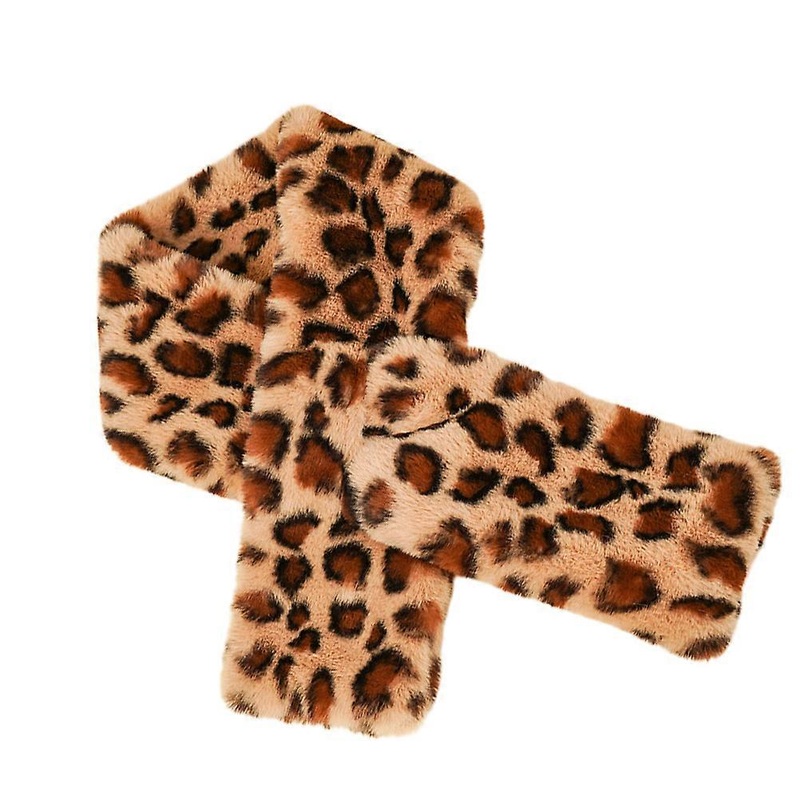 Women’s Print Leopard Scarf Cold Weather Protection Fashionable Casual Scarf Yellow 88X11CM 1Pack | Fruugo SG