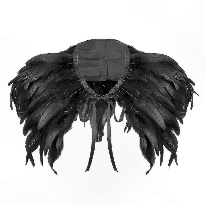Women’s Vibrant Feather Shawl for Cosplay, Halloween, and Carnival Events | Fruugo SG