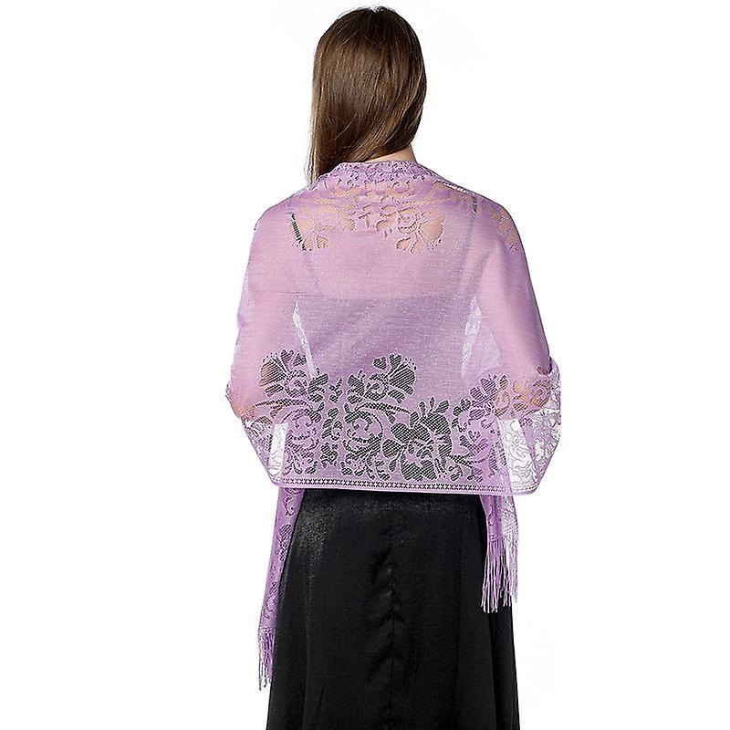 Women Scarf Shawl 2022 Spring And Autumn Lace Shawl Hollow Lace | Fruugo SG