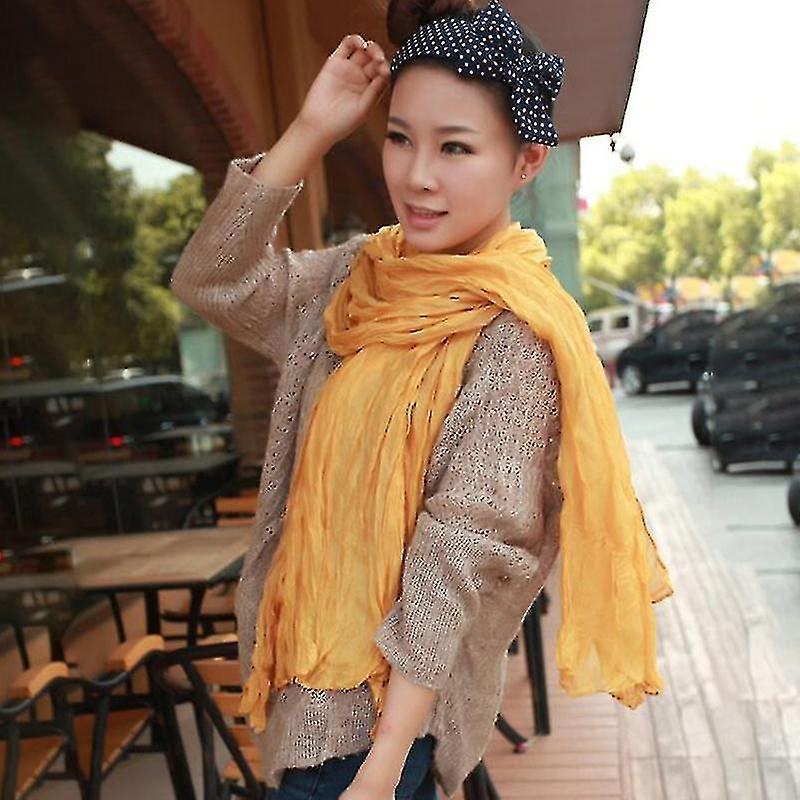 Womens Scarf Long Cotton Shawl Stole Neck Wrap Scarves Pashmina Soft | Fruugo SG
