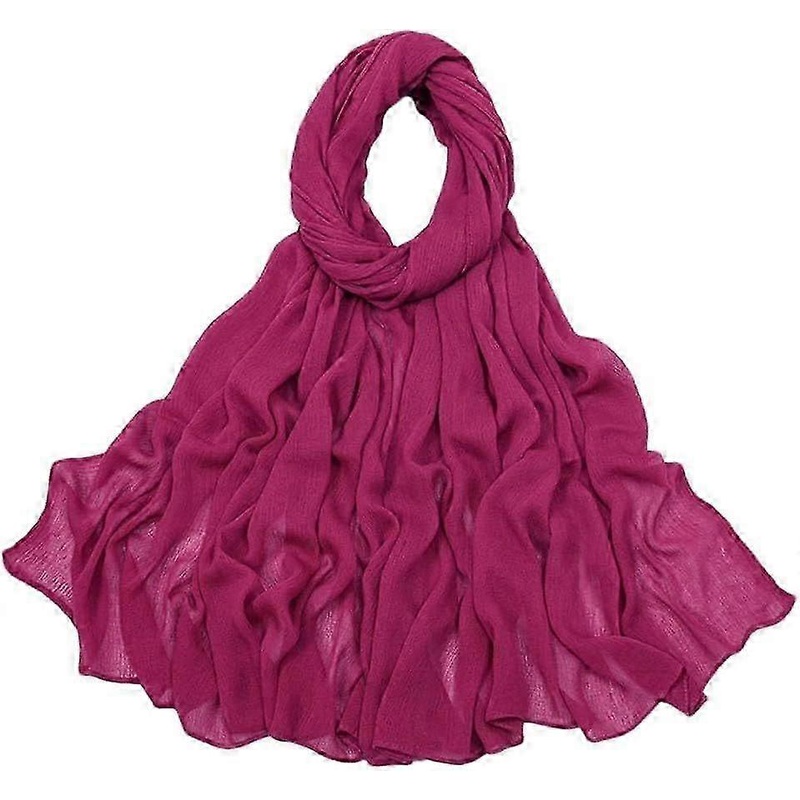 Wrinkled Viscose Cotton Headscarf for Women | Fruugo SG