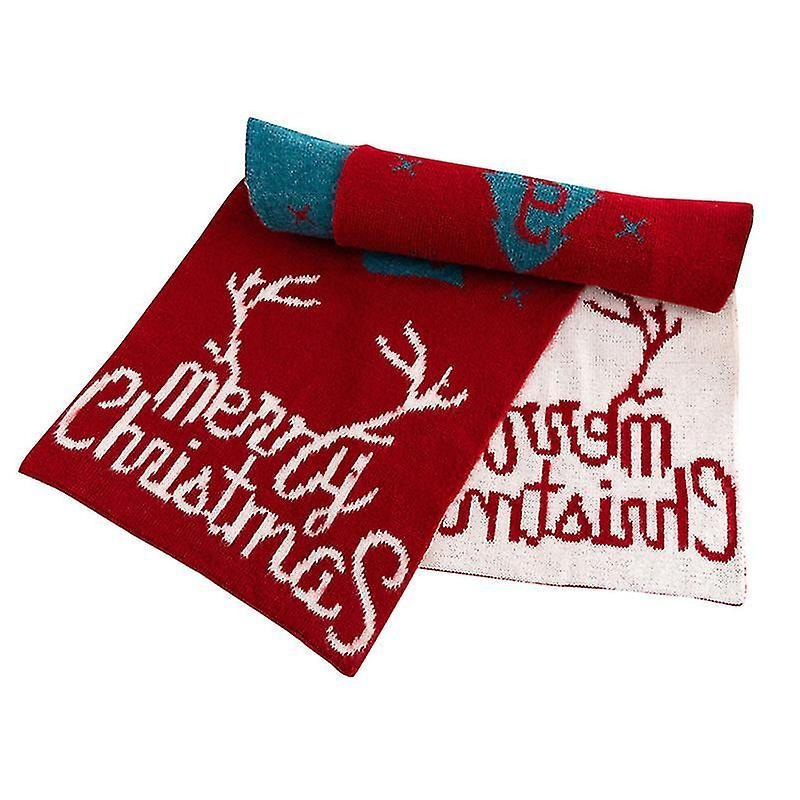 190X35cm Female Scarves & Shawls Christmas Knitted Scarf Fashion Scarf Double-side Pattern Winter Fe | Fruugo SG