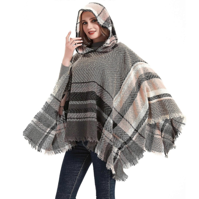 2021 Spring Autumn Winter New Style Women’s Cape Hooded Shawl Cloak Premium | Fruugo SG