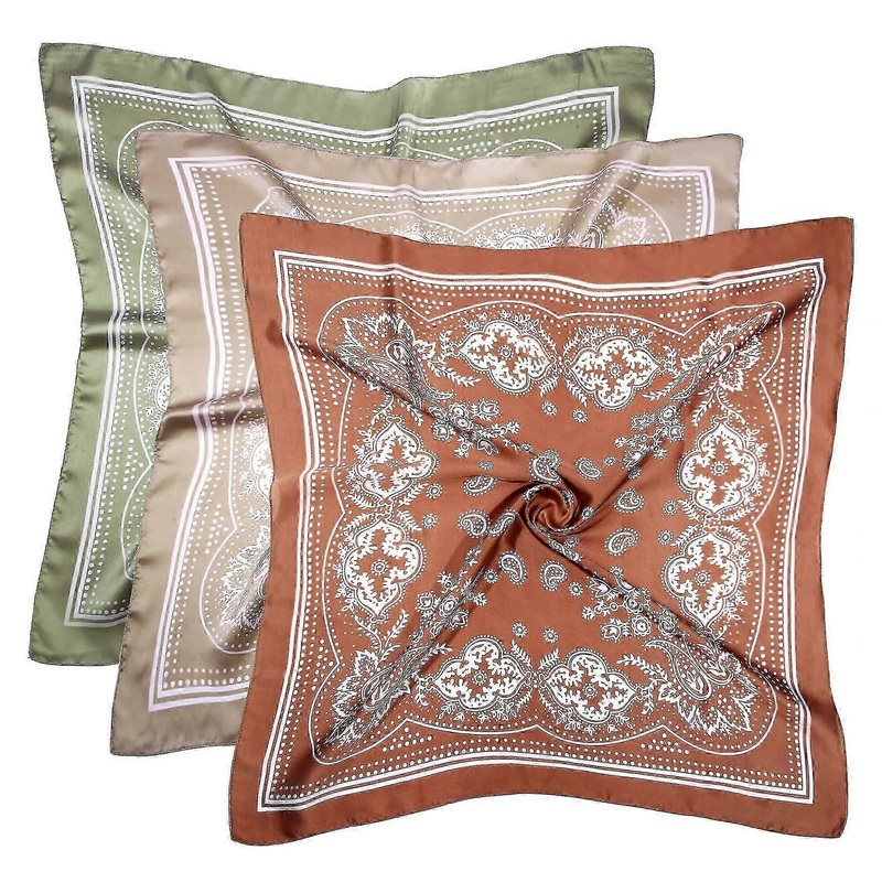 3-Pack 27.5 Satin Headscarves for Women – Hair Wraps & Accessories | Fruugo SG