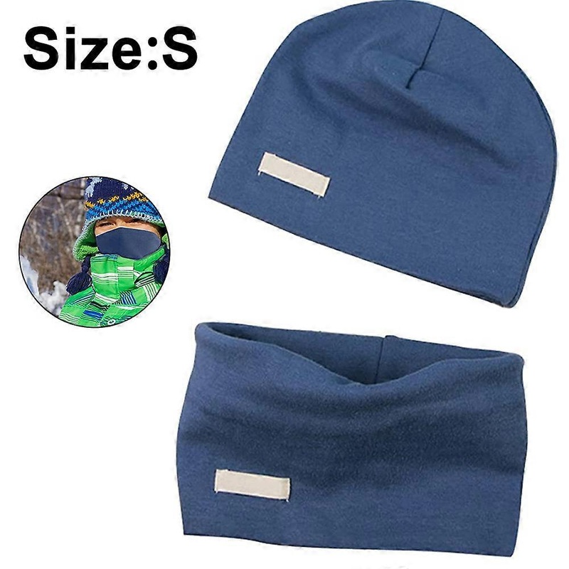 Baby Boys Girls Beanie Hat and Loop Scarf Set Kids Soft Cotton Knitted Hats Toddler Hat and Collar Scarves | Fruugo SG