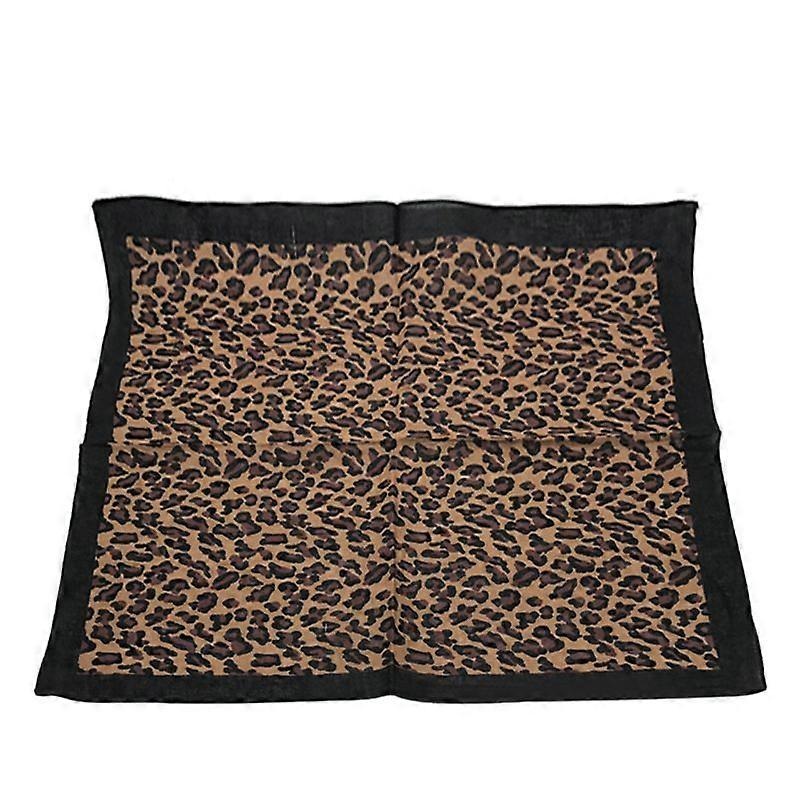 Bohemian Vintage Leopard Tiger Print Unisex Cotton Square Scarf Outdoor Cycling Headband Bandana Hip-Hop Wristband Neck Tie | Fruugo SG